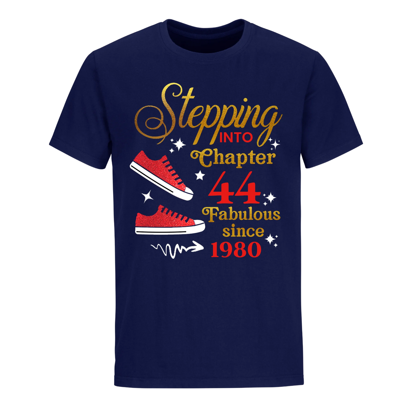 STEPPING CHAPTER 44TH FAB SINCE 1980 UNISEX SHIRT