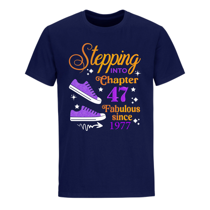 STEPPING CHAPTER 47TH 1977 FABULOUS UNISEX SHIRT