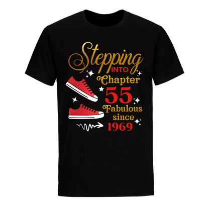 STEPPING CHAPTER 55TH FAB SINCE 1969 UNISEX SHIRT