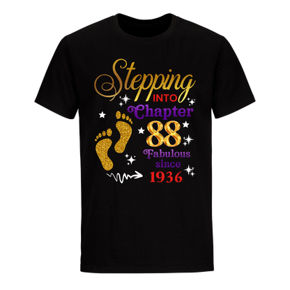 STEPPING INTO MY 88TH 1936 UNISEX SHIRT