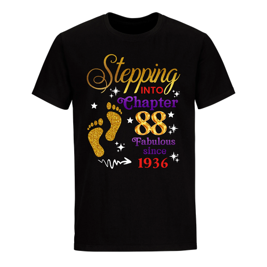 STEPPING INTO MY 88TH 1936 UNISEX SHIRT