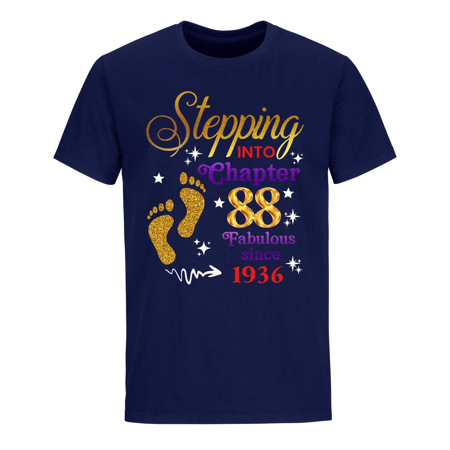 STEPPING INTO MY 88TH 1936 UNISEX SHIRT