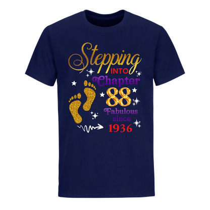 STEPPING INTO MY 88TH 1936 UNISEX SHIRT