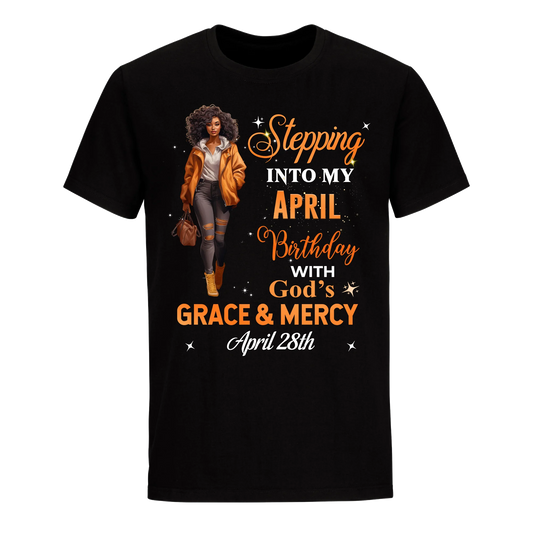 STTEPPING BLESSED 2 APRIL 28TH UNISEX SHIRT