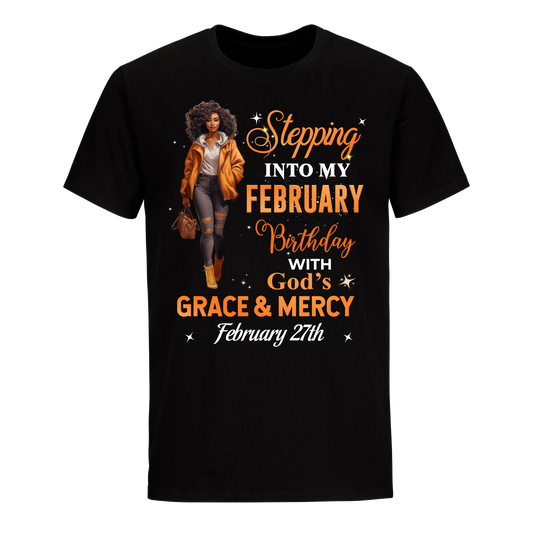 STTEPPING BLESSED 2 FEBRUARY 27TH UNISEX SHIRT