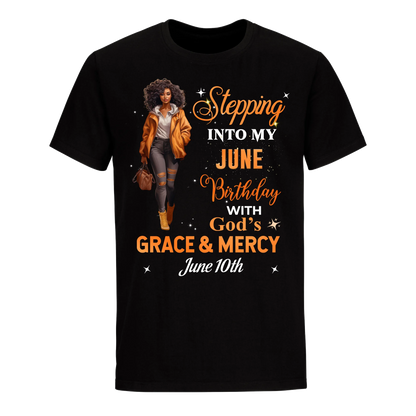 STTEPPING BLESSED 2 JUNE 10TH UNISEX SHIRT