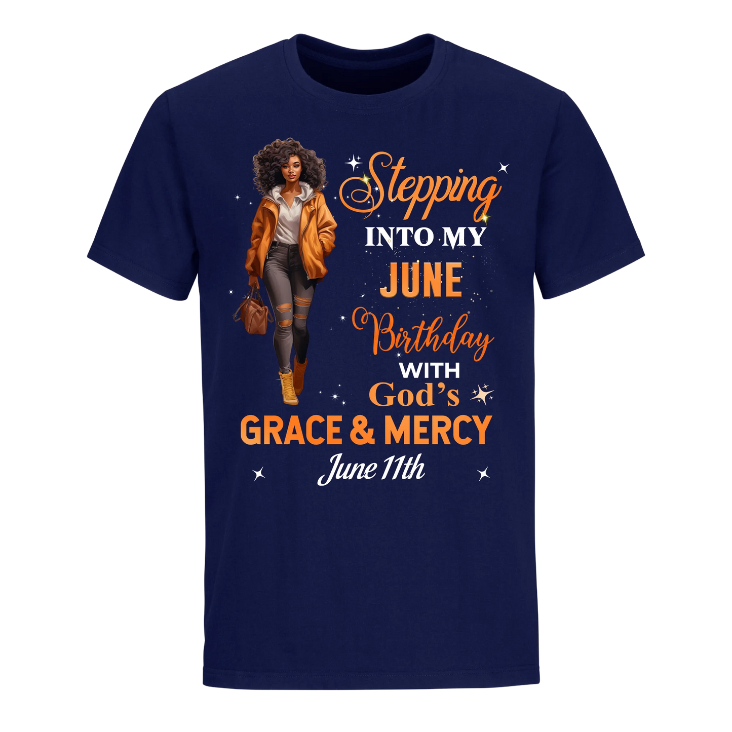 STTEPPING BLESSED 2 JUNE 11TH UNISEX SHIRT