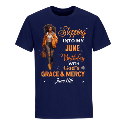 STTEPPING BLESSED 2 JUNE 11TH UNISEX SHIRT