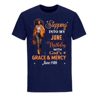 STTEPPING BLESSED 2 JUNE 14TH UNISEX SHIRT