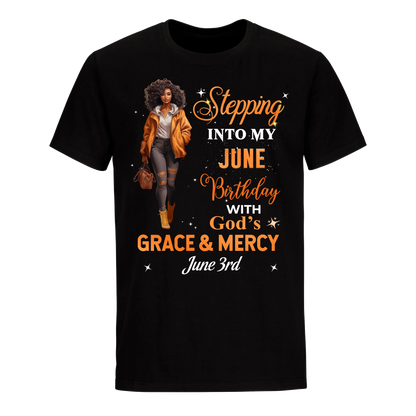 STTEPPING BLESSED 2 JUNE 3RD UNISEX SHIRT