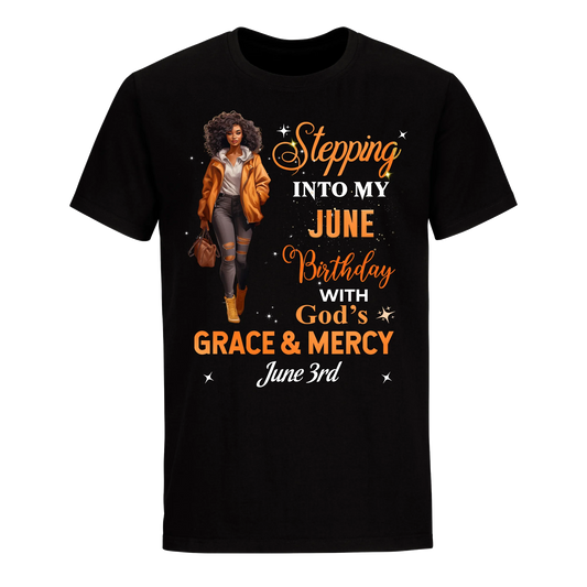 STTEPPING BLESSED 2 JUNE 3RD UNISEX SHIRT