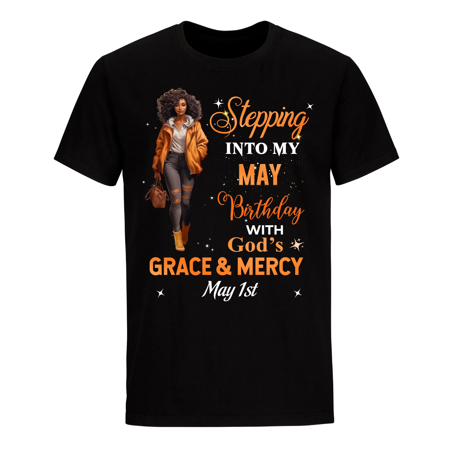 STTEPPING BLESSED 2 MAY 1ST UNISEX SHIRT