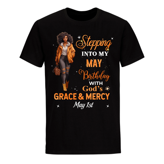 STTEPPING BLESSED 2 MAY 1ST UNISEX SHIRT