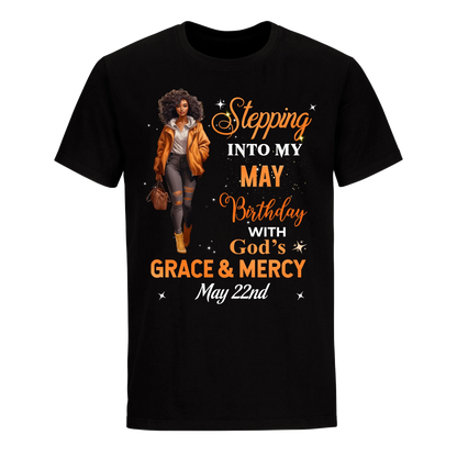 STTEPPING BLESSED 2 MAY 22ND UNISEX SHIRT