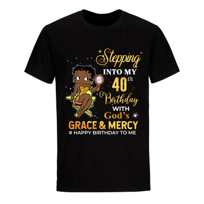 40 STEPPING BLESSED B.B 3 GOLD UNISEX SHIRT