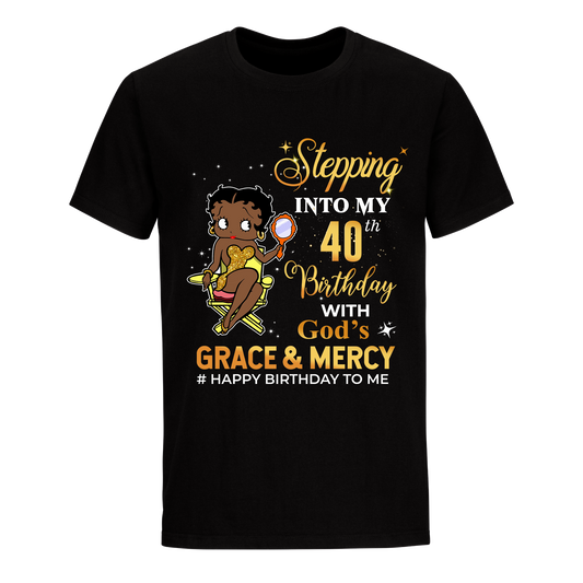 40 STEPPING BLESSED B.B 3 GOLD UNISEX SHIRT