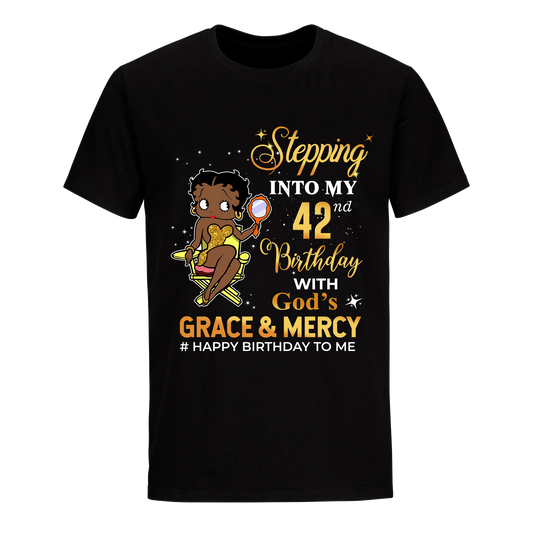 42 STEPPING BLESSED B.B 3 GOLD UNISEX SHIRT