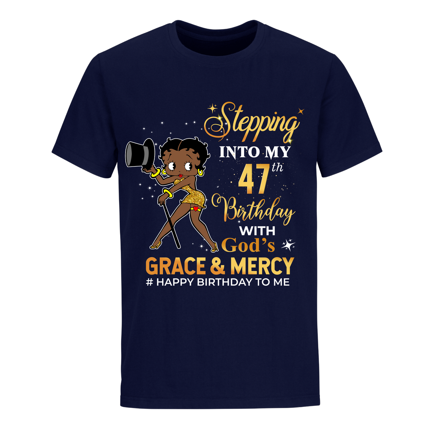 47 STEPPING BLESSED B.B 5 GOLD UNISEX SHIRT