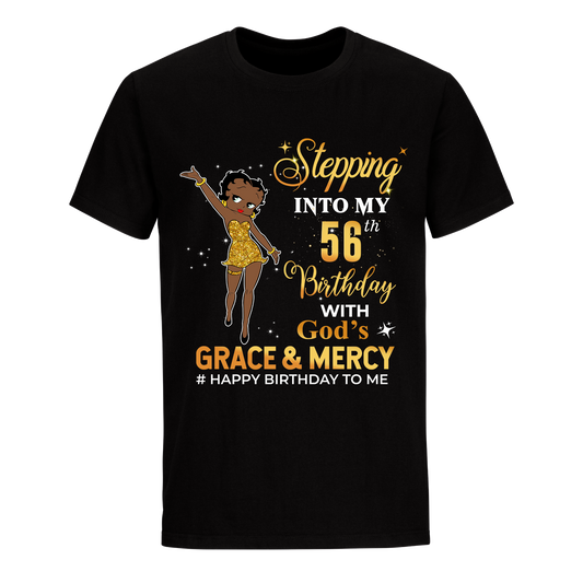 56 STEPPING BLESSED B.B 2 GOLD UNISEX SHIRT