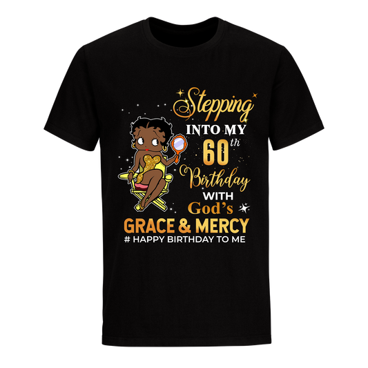 60 STEPPING BLESSED B.B 3 GOLD UNISEX SHIRT