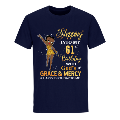 61 STEPPING BLESSED B.B 2 GOLD UNISEX SHIRT