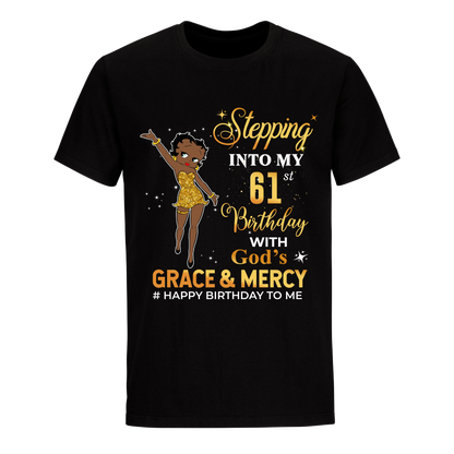 61 STEPPING BLESSED B.B 2 GOLD UNISEX SHIRT