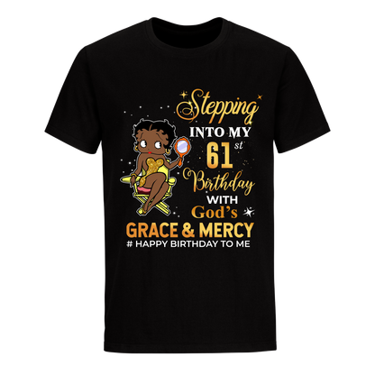 61 STEPPING BLESSED B.B 3 GOLD UNISEX SHIRT