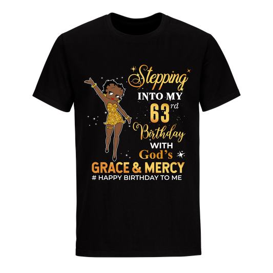 63 STEPPING BLESSED B.B 2 GOLD UNISEX SHIRT