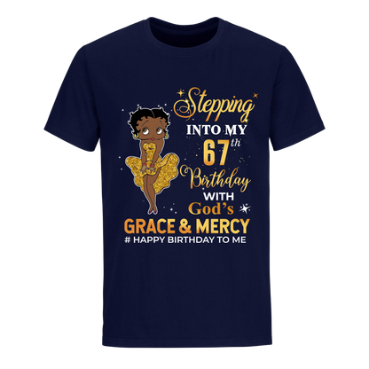 67 STEPPING BLESSED B.B 4 GOLD UNISEX SHIRT