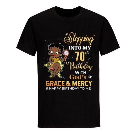 70 STEPPING BLESSED B.B 3 GOLD UNISEX SHIRT