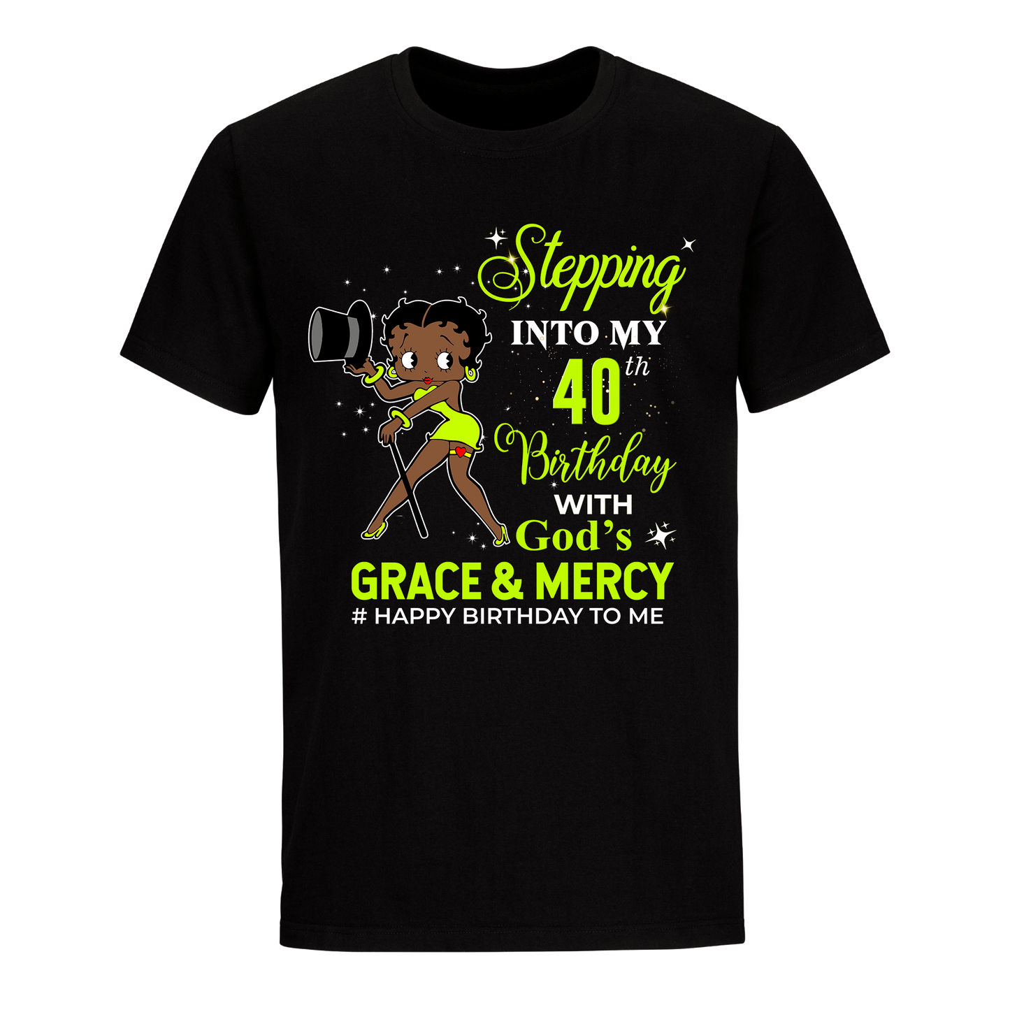 40 STEPPING BLESSED B.B 5 GREEN UNISEX SHIRT