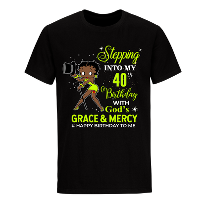 40 STEPPING BLESSED B.B 5 GREEN UNISEX SHIRT