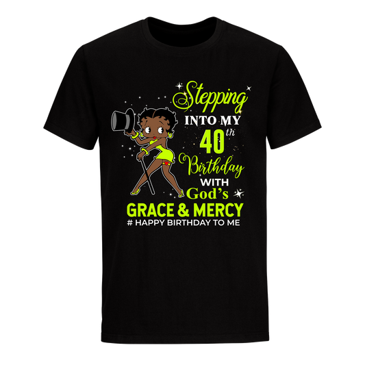 40 STEPPING BLESSED B.B 5 GREEN UNISEX SHIRT