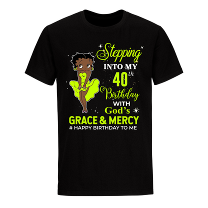 40 STEPPING BLESSED B.B 4 GREEN UNISEX SHIRT