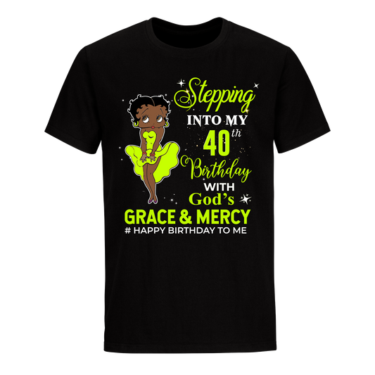 40 STEPPING BLESSED B.B 4 GREEN UNISEX SHIRT