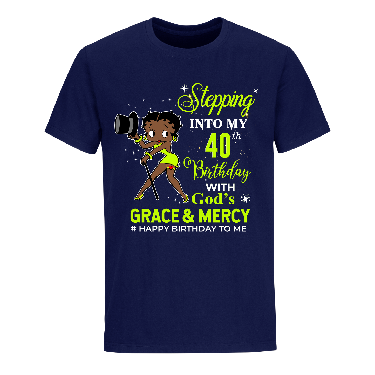 40 STEPPING BLESSED B.B 5 GREEN UNISEX SHIRT