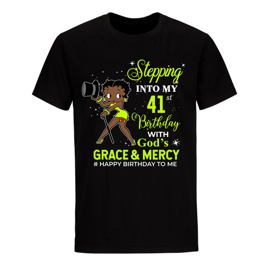 41 STEPPING BLESSED B.B 5 GREEN UNISEX SHIRT