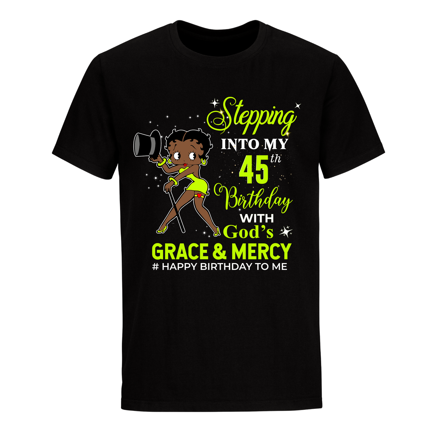 45 STEPPING BLESSED B.B 5 GREEN UNISEX SHIRT