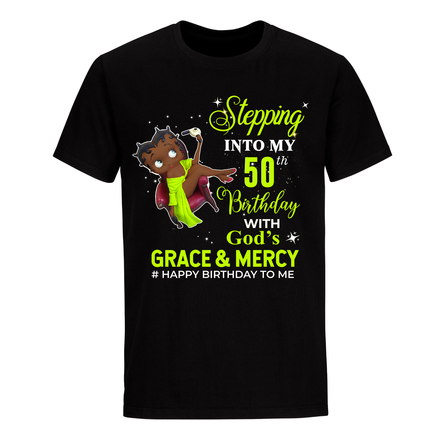 50 STEPPING BLESSED B.B 1 GREEN UNISEX SHIRT