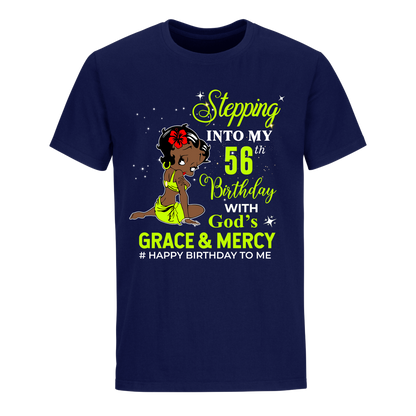 56 STEPPING BLESSED B.B 6 GREEN UNISEX SHIRT