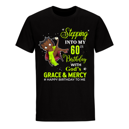 60 STEPPING BLESSED B.B 1 GREEN UNISEX SHIRT