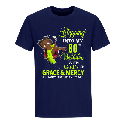 60 STEPPING BLESSED B.B 1 GREEN UNISEX SHIRT