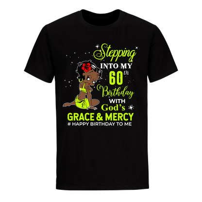 60 STEPPING BLESSED B.B 6 GREEN UNISEX SHIRT