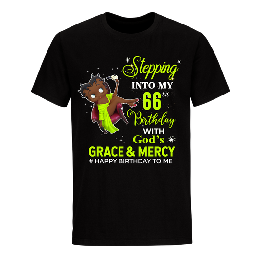 66 STEPPING BLESSED B.B 1 GREEN UNISEX SHIRT