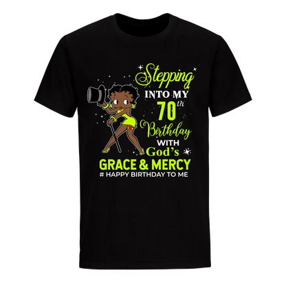 70 STEPPING BLESSED B.B 5 GREEN UNISEX SHIRT