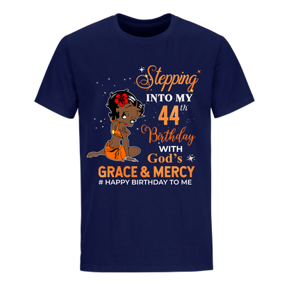 44 STEPPING BLESSED B.B 6 ORANGE UNISEX SHIRT