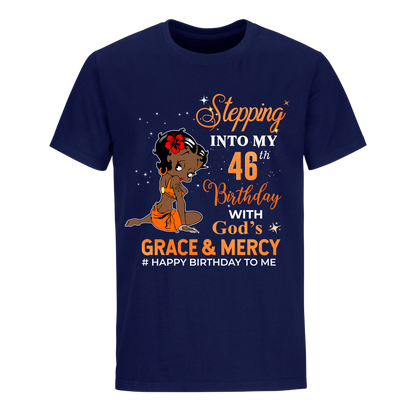 46 STEPPING BLESSED B.B 6 ORANGE UNISEX SHIRT