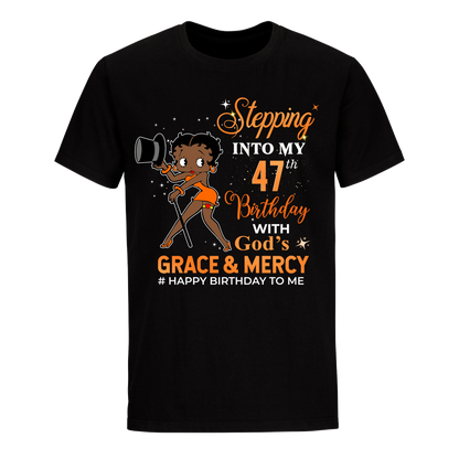 47 STEPPING BLESSED B.B 5 ORANGE UNISEX SHIRT