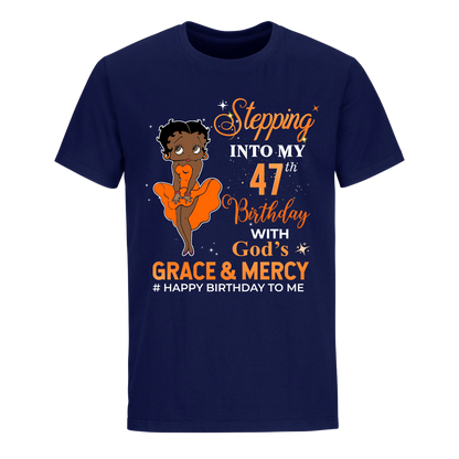 47 STEPPING BLESSED B.B 4 ORANGE UNISEX SHIRT