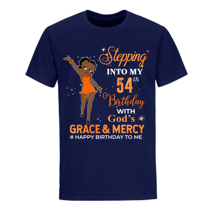 54 STEPPING BLESSED B.B 2 ORANGE UNISEX SHIRT